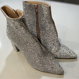 Betsey Johnson Cady Rhinestone Boots